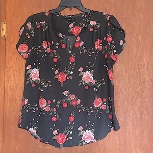 41 Hawthorn Tiffany tulip sleeve blouse, Large, EUC! Stitch Fix